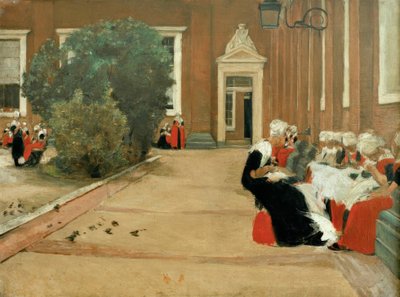 Amsterdam Orphan Girls by Max Liebermann